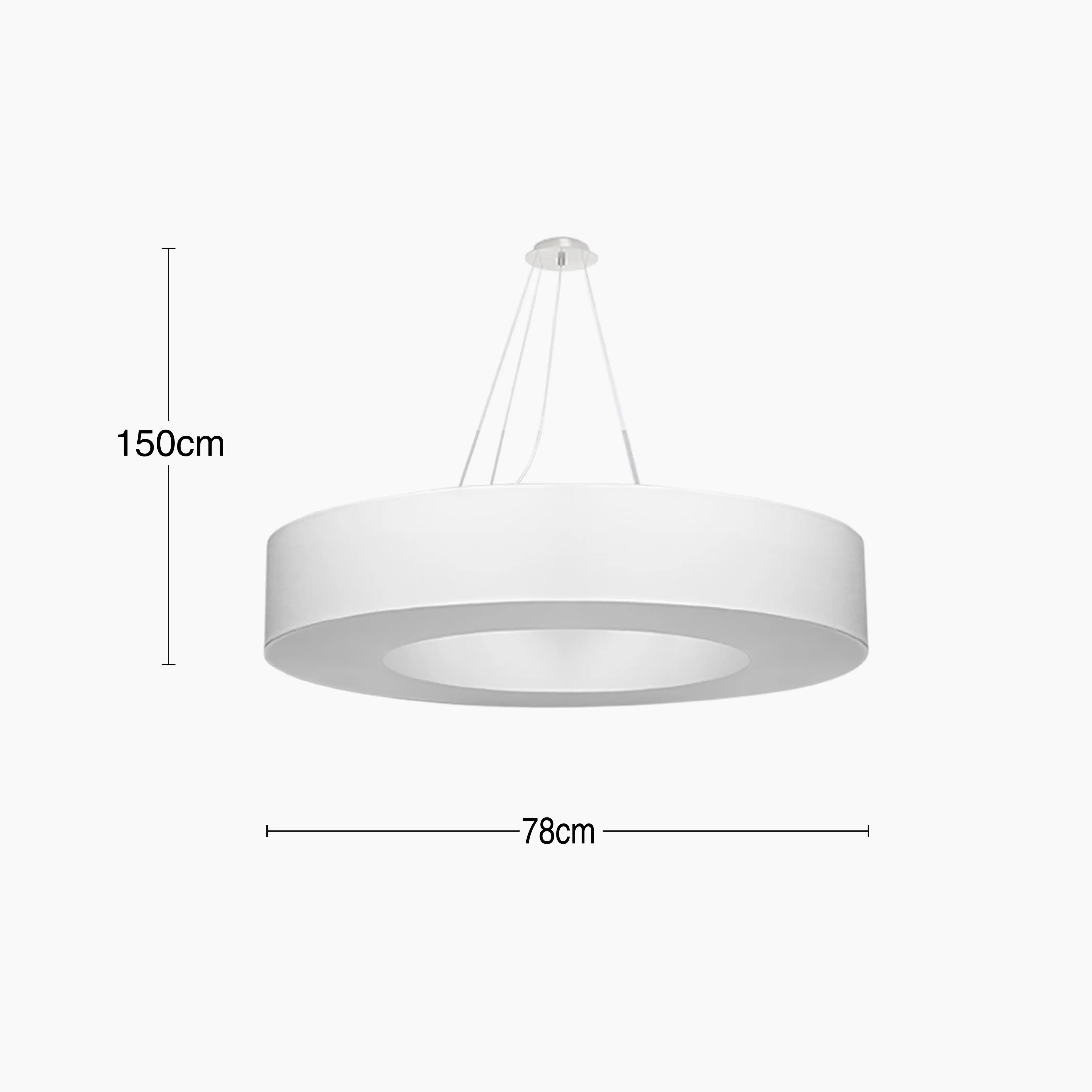 Gen Medium LED Pendant Light | White