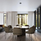 Gen Two-Tiered LED Pendant Light | Black