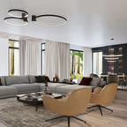 Gen Two-Tiered LED Pendant Light | Black