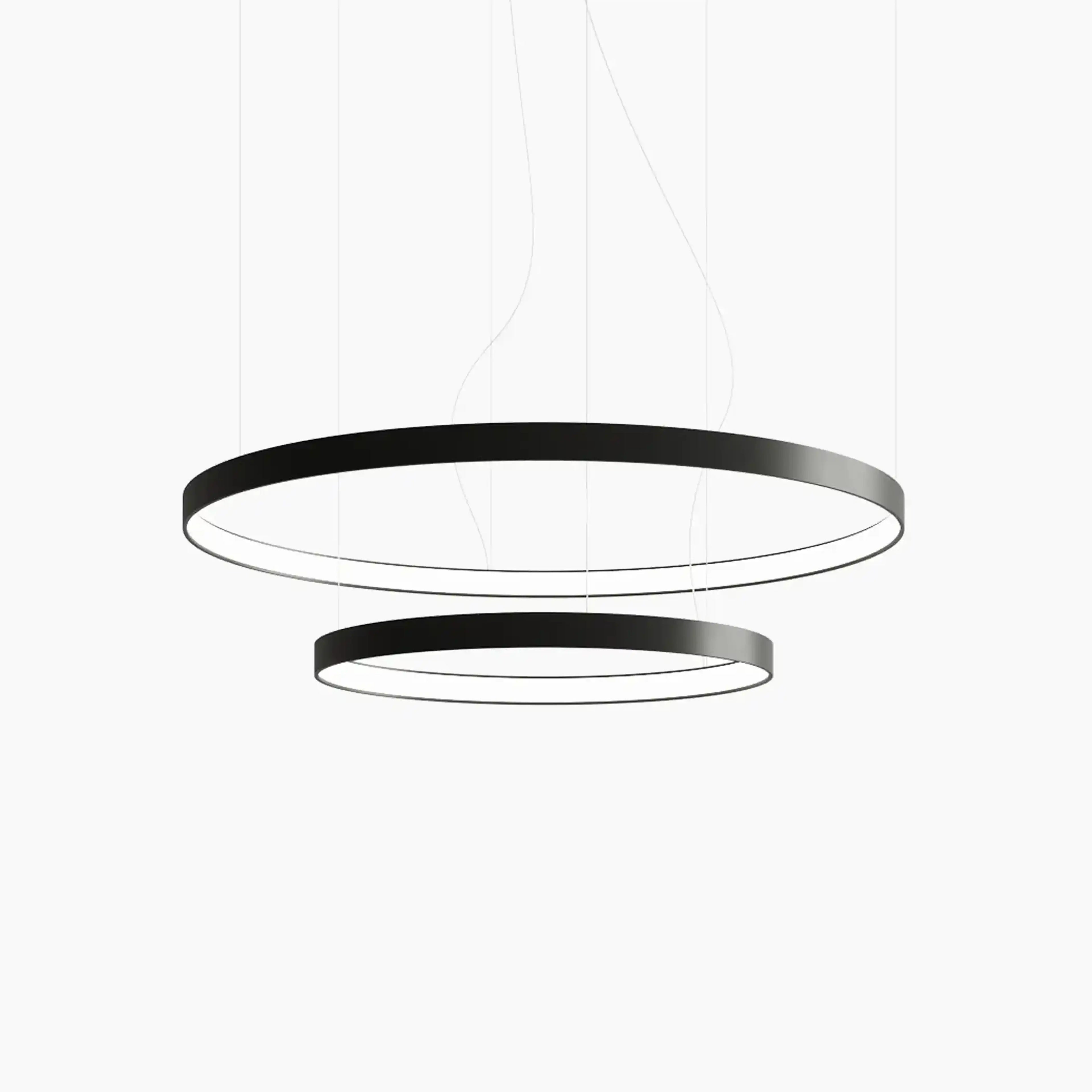 Gen Two-Tiered LED Pendant Light | Black