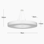 Gen Three-Tiered LED Pendant Light | White