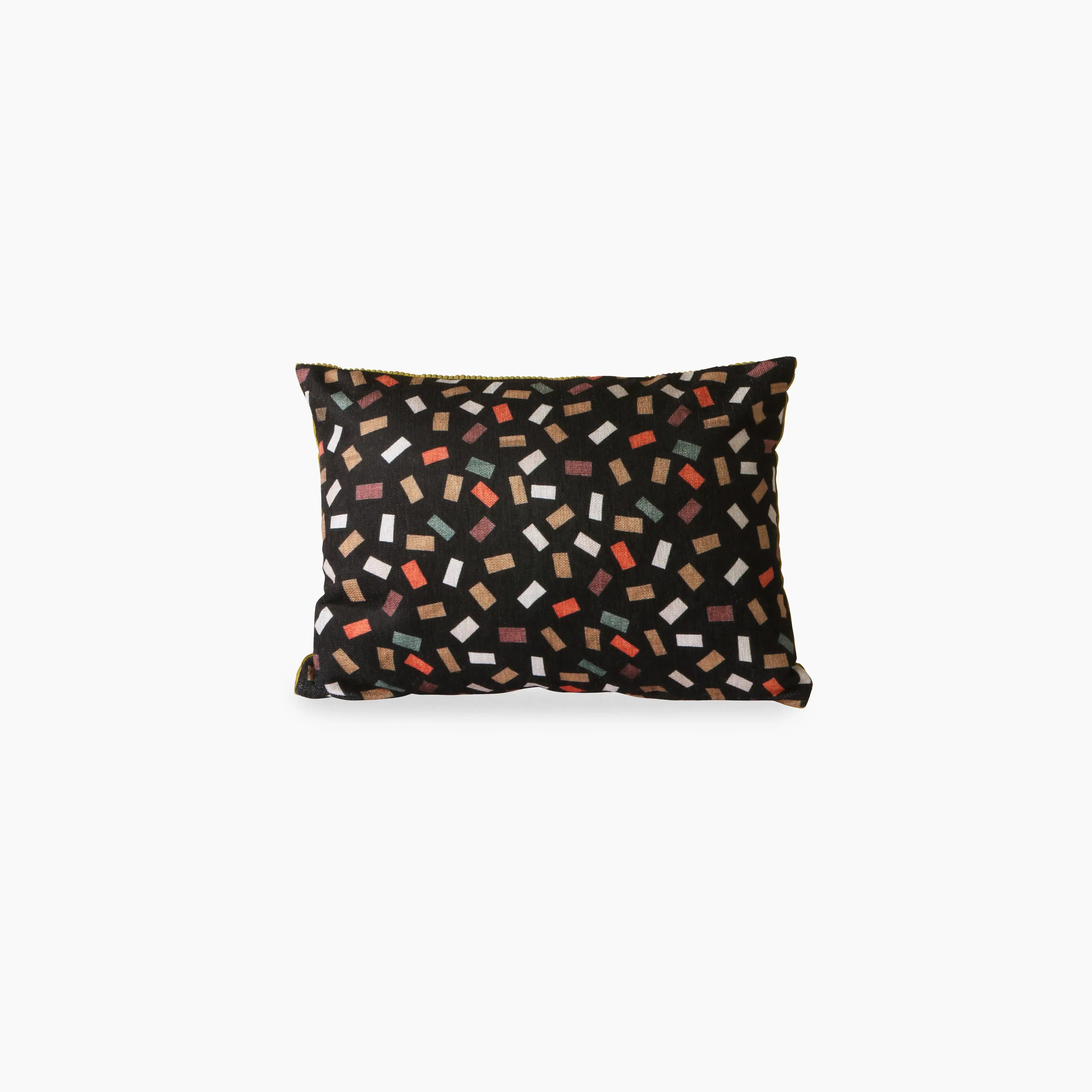 HKliving Printed Rectangle Levin Cushion | Multicolour