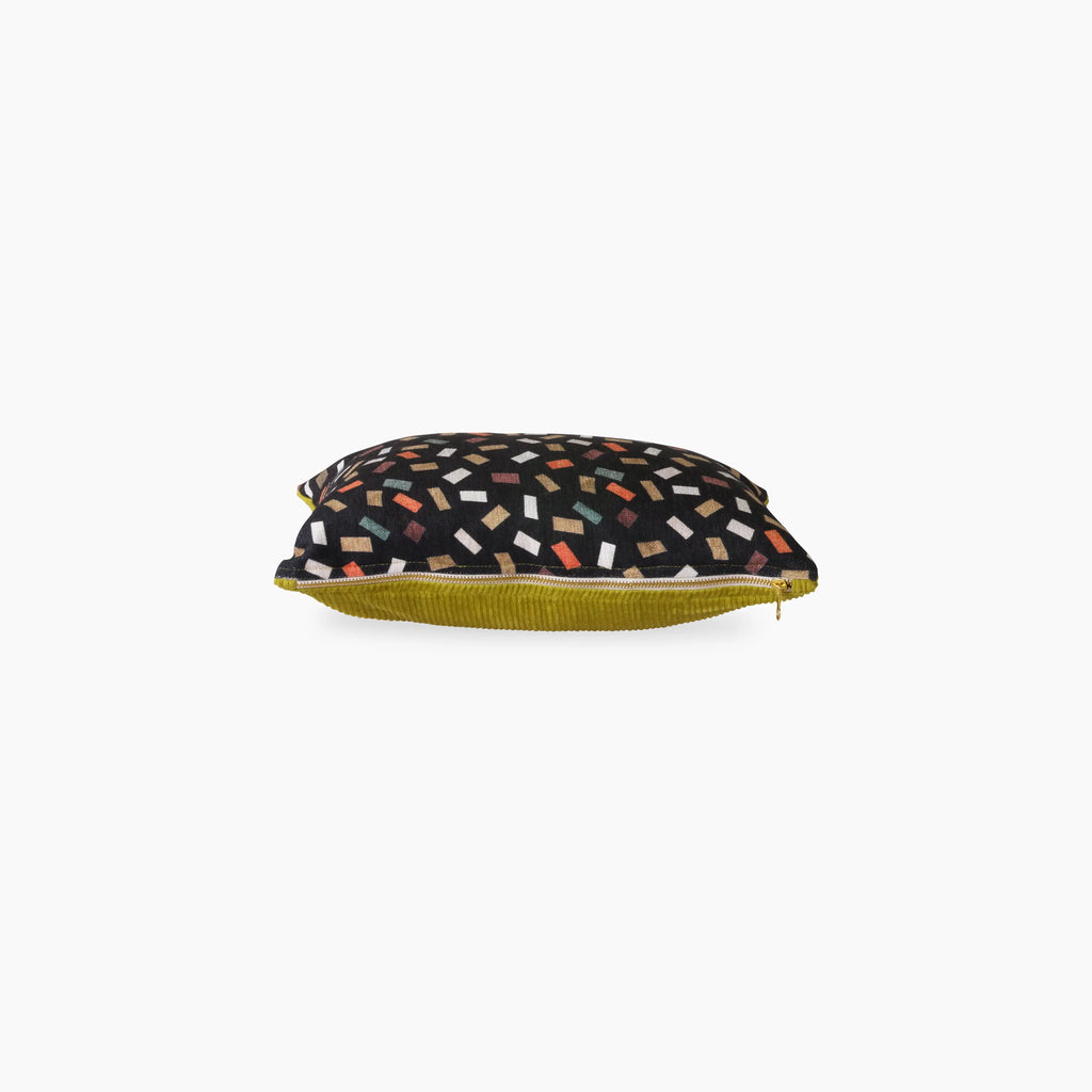HKliving Printed Rectangle Levin Cushion | Multicolour