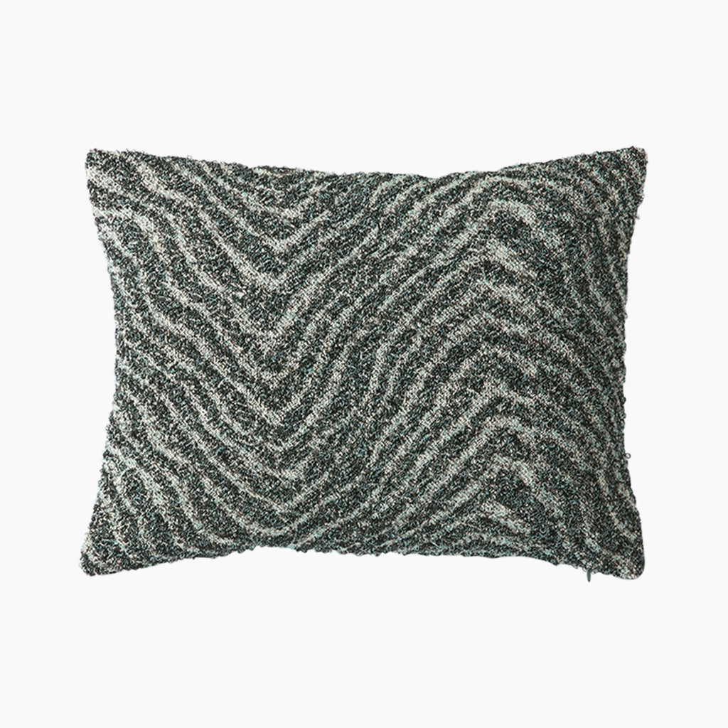 HKliving Doris Rectangle Jacquard Weave Cushion | ZigZag