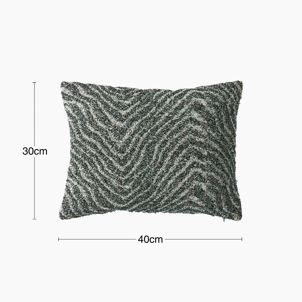 HKliving Doris Rectangle Jacquard Weave Cushion | ZigZag