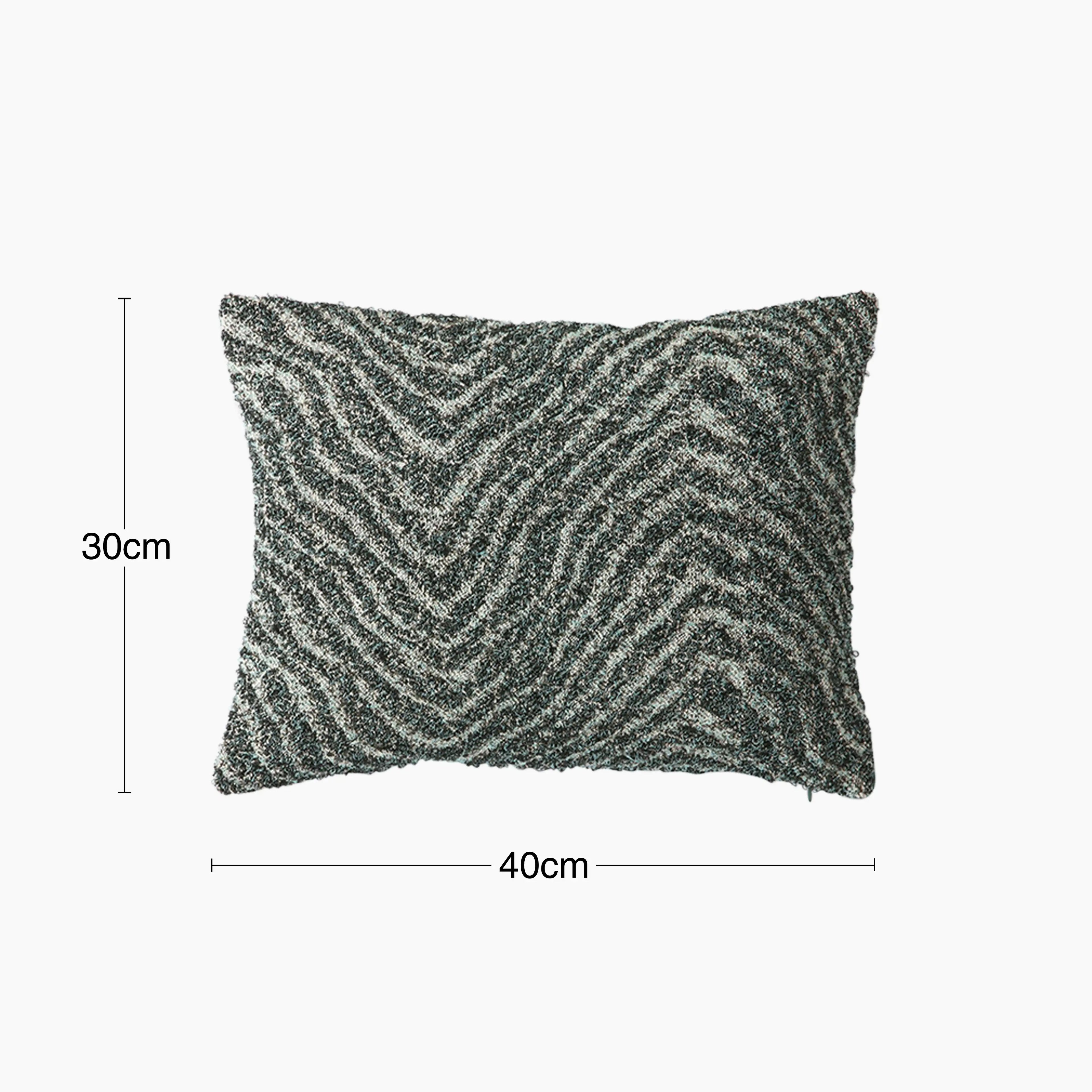 HKliving Doris Rectangle Jacquard Weave Cushion | ZigZag
