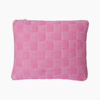 HKliving Checkered Rectangle Woven Cushion | Grapefruit