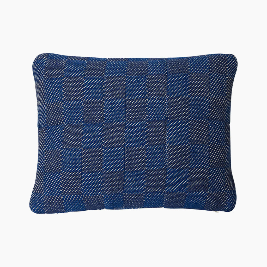 HKliving Checkered Rectangle Woven Cushion | Berries
