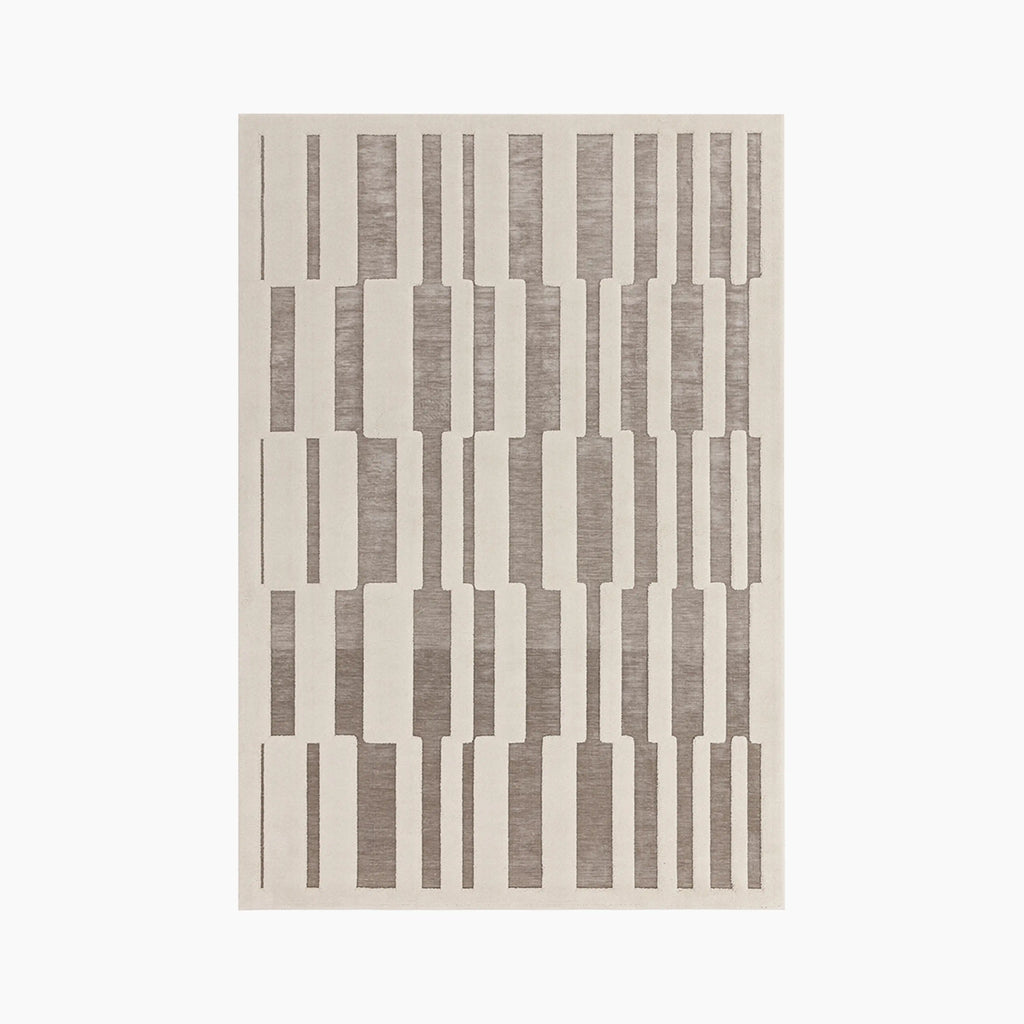 Lyall Rug | Taupe & Ivory