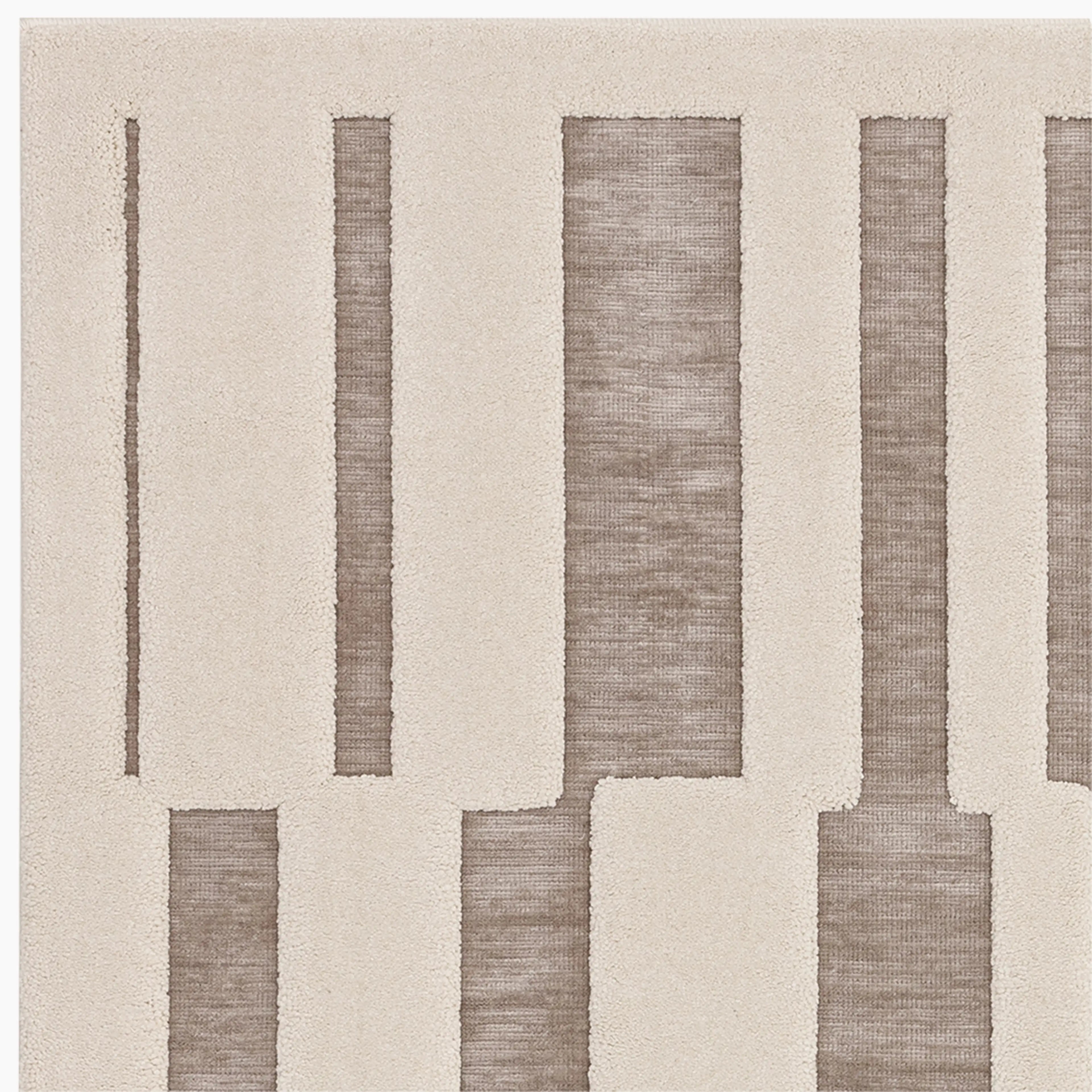 Lyall Rug | Taupe & Ivory