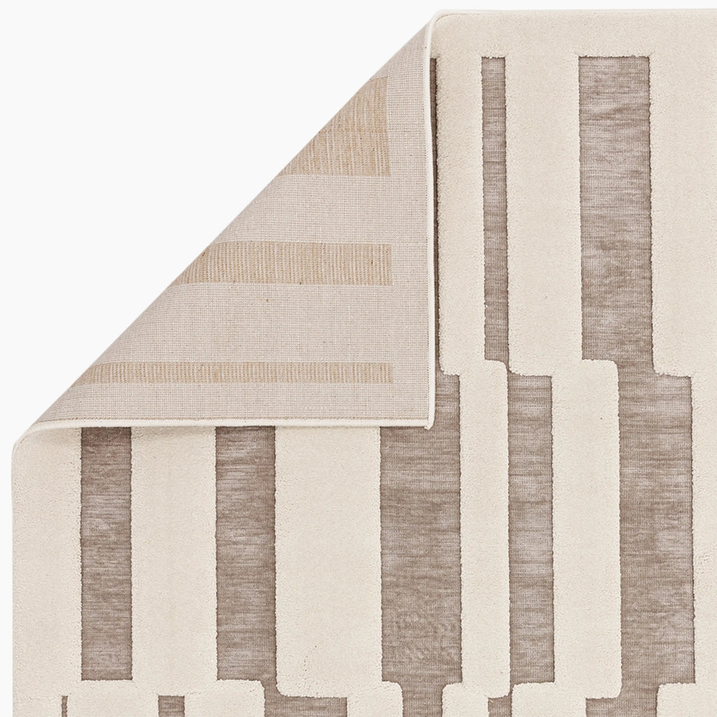 Lyall Rug | Taupe & Ivory