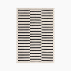 Landon Rug | Charcoal & Ivory
