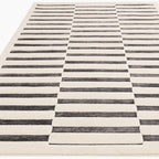 Landon Rug | Charcoal & Ivory