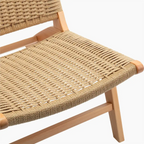 Jensen Accent Chair | Natural Weave & Oak