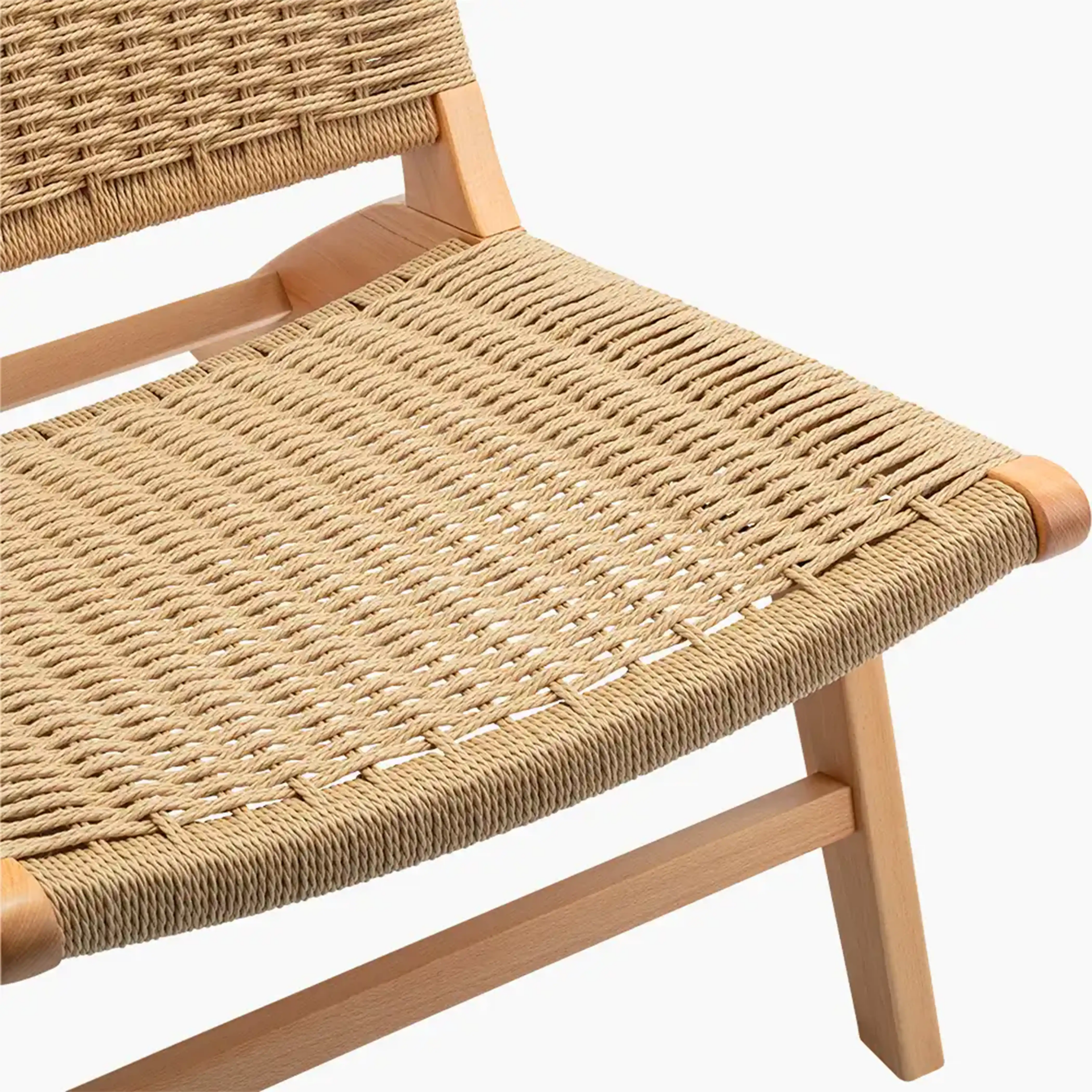 Jensen Accent Chair | Natural Weave & Oak