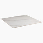 Delina Square Table Top | White Sintered Stone