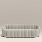 Ivy 3 Seater Sofa | Speckled Stone Sustainable Boucle