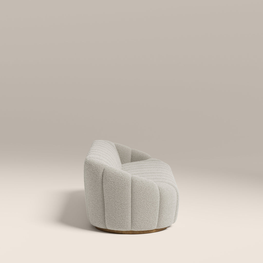 Ivy 3 Seater Sofa | Speckled Stone Sustainable Boucle