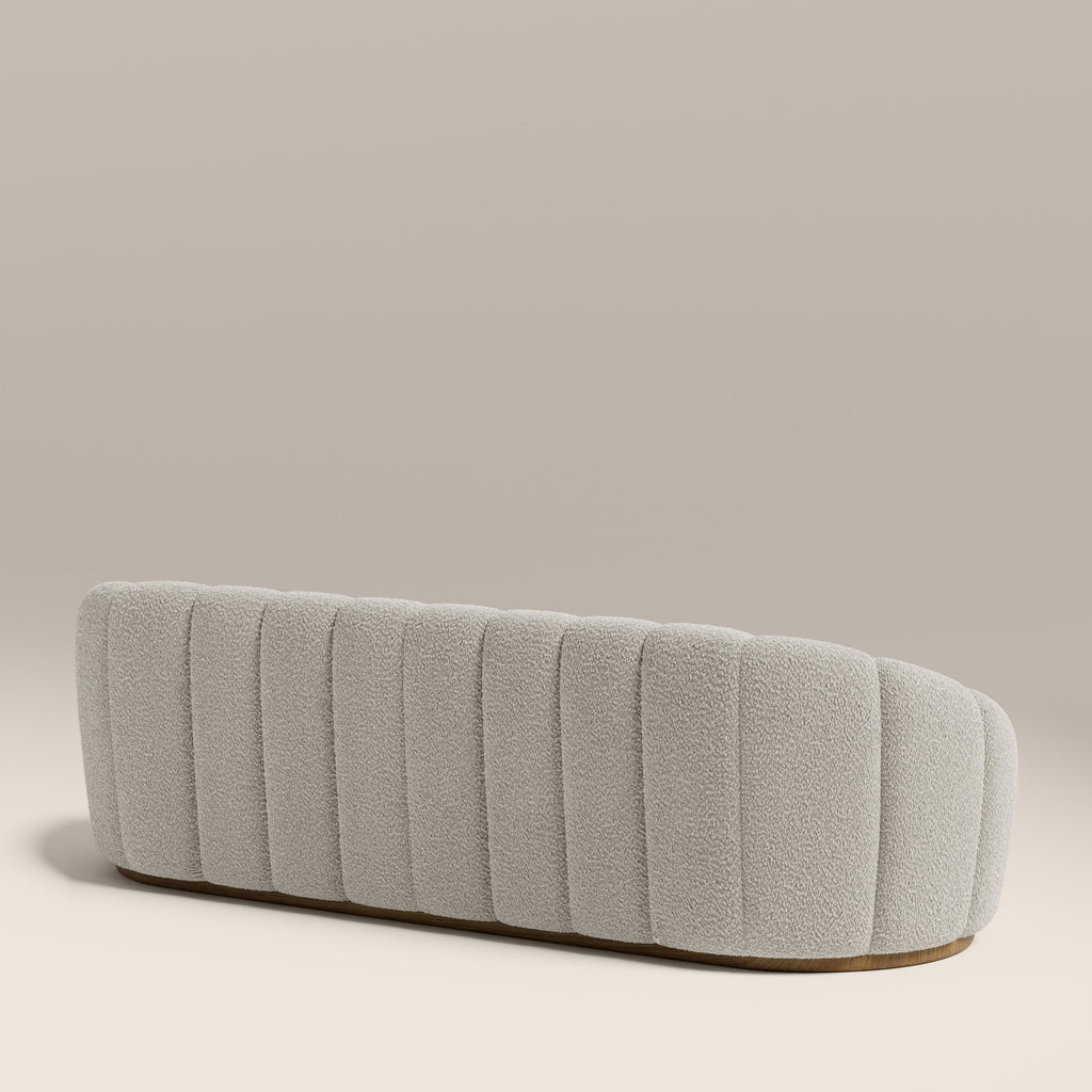 Ivy 3 Seater Sofa | Speckled Stone Sustainable Boucle