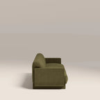 Connick 3 Seater Sofa | Moss Green Sustainable Mohair Velvet