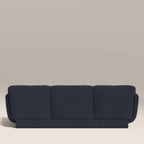Connick 3 Seater Sofa | Dark Blue Sustainable Velvet