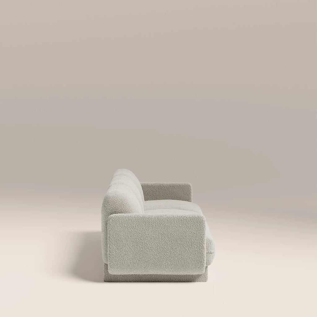 Connick 3 Seater Sofa | Speckled Stone Sustainable Boucle