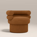 Ethan Accent Chair | Caramel Brown Sustainable Mohair Velvet