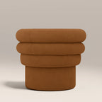 Ethan Accent Chair | Caramel Brown Sustainable Mohair Velvet