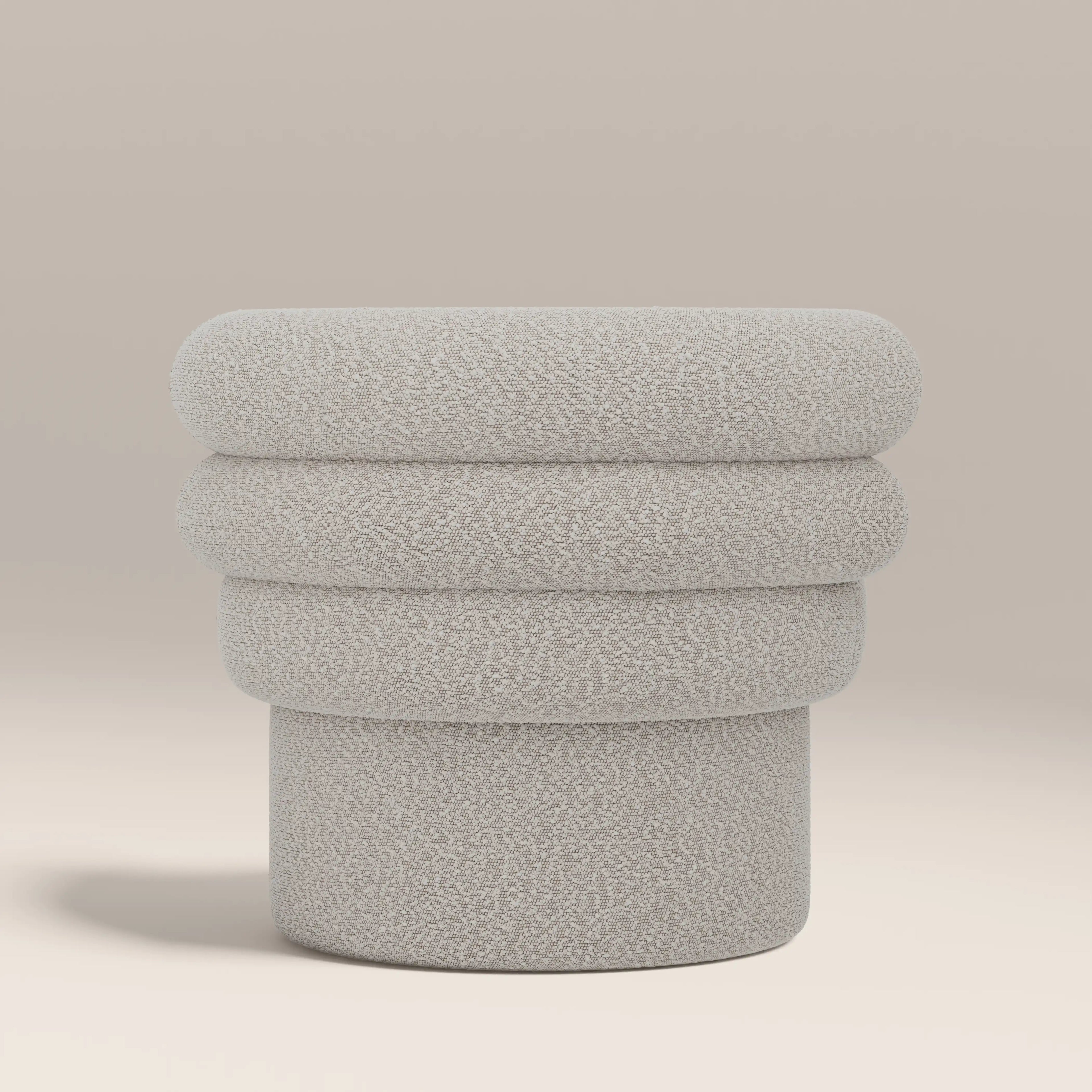 Ethan Accent Chair | Speckled Stone Sustainable Boucle