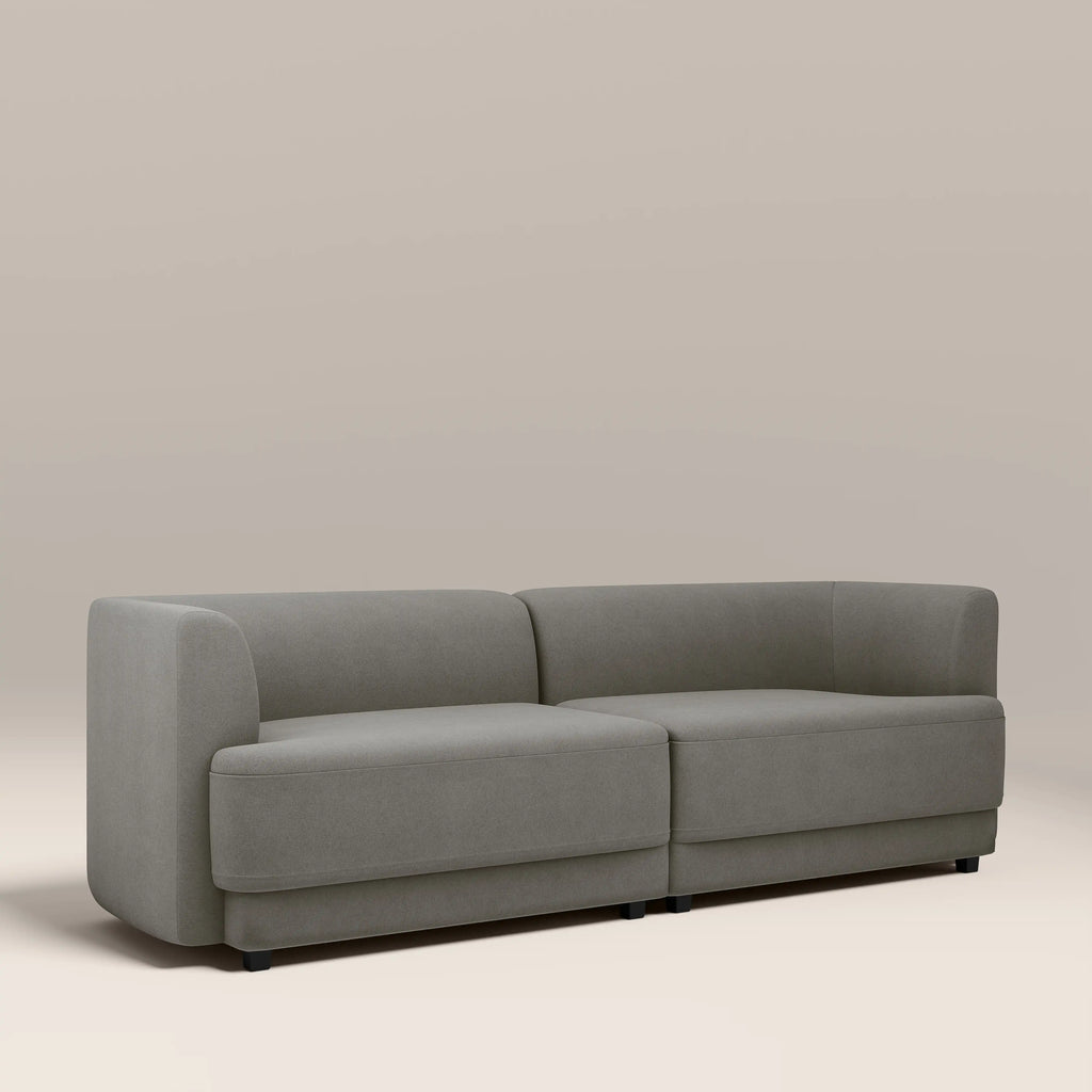 Harley 3 Seater Sofa | Pebble Grey Fabric
