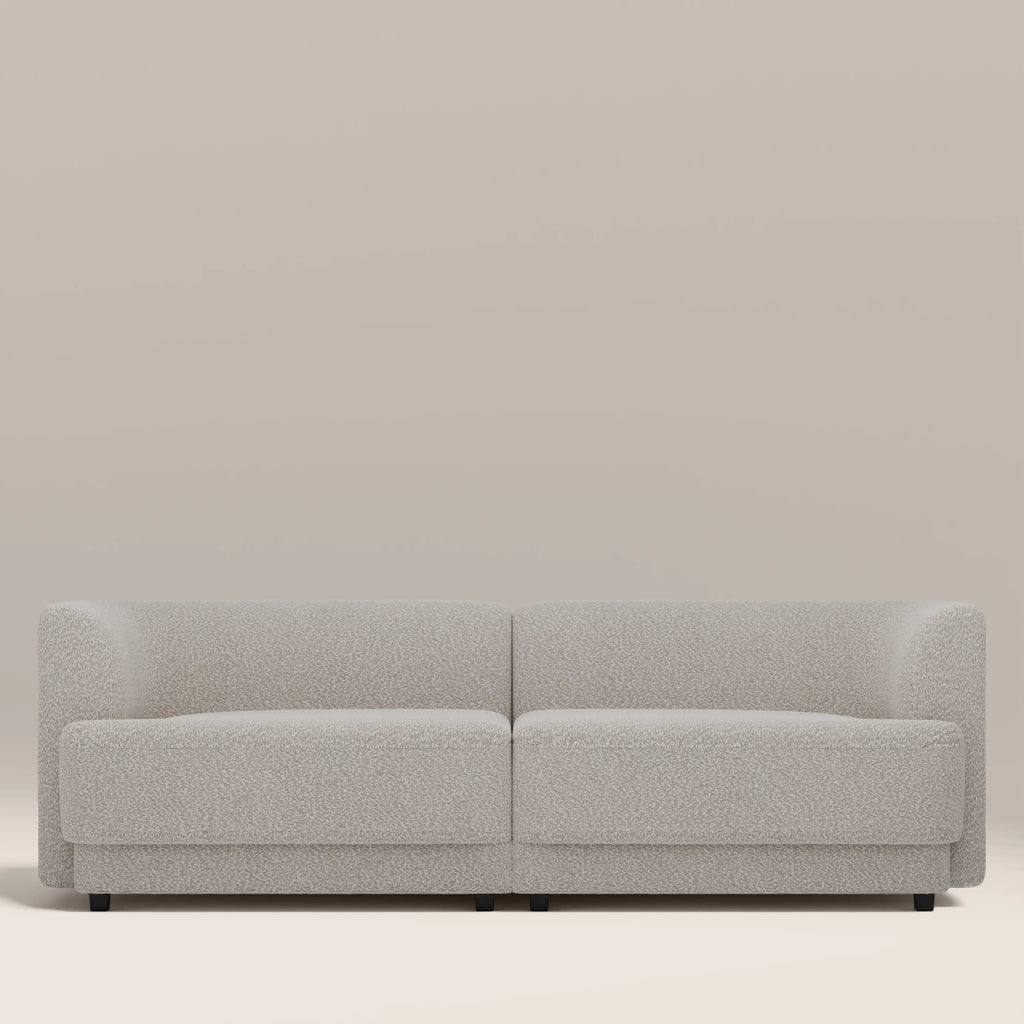 Harley 3 Seater Sofa | Speckled Stone Sustainable Boucle