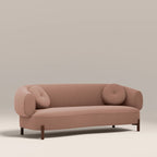 Hallfield 3 Seater Sofa | Blush Pink Sustainable Velvet