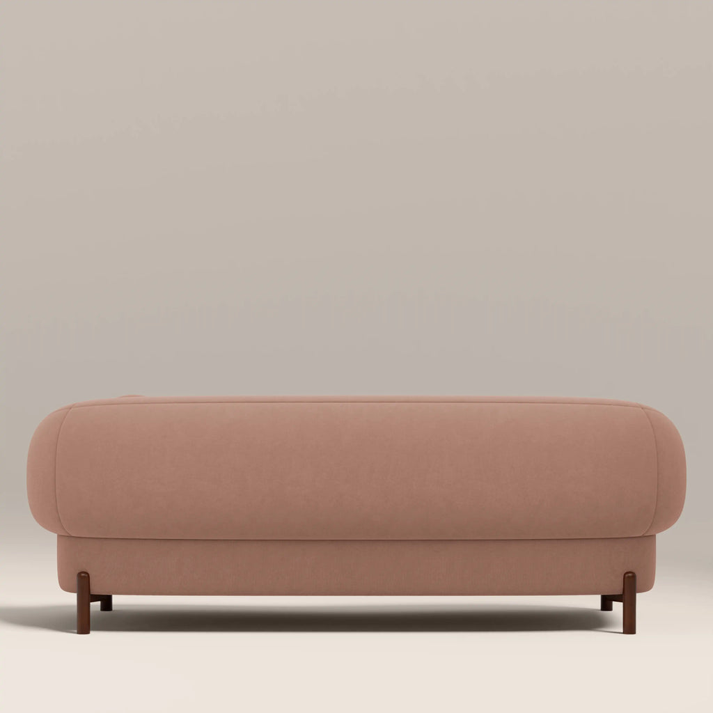 Hallfield 3 Seater Sofa | Blush Pink Sustainable Velvet