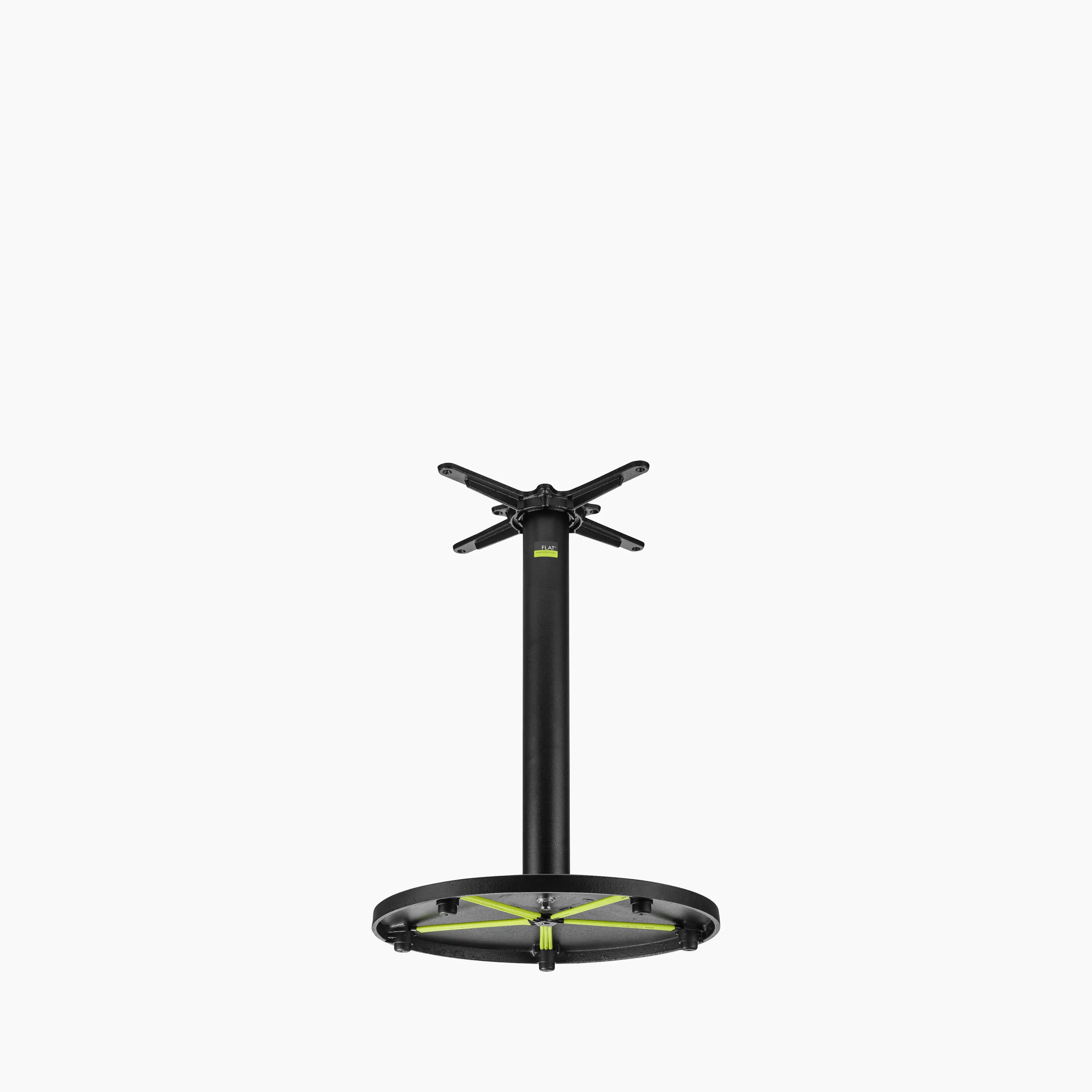 Hayworth Auto-Adjust UR22 Black Dining Table Base | Black