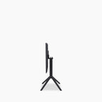 Aiden 4 Seat Square Folding Cafe Table | Black