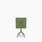 Aiden 4 Seat Square Folding Cafe Table | Green