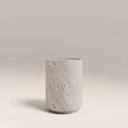 Ingrid Round Side Table |Stone Effect