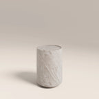 Ingrid Round Side Table |Stone Effect