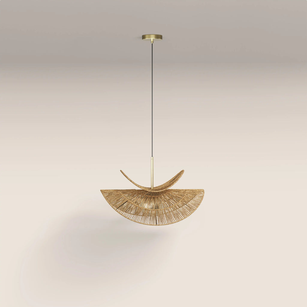 Javon Pendant Light | Natural Rattan