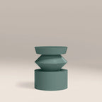 Kayla Round Side Table | High Gloss Sky Blue