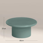 Layah Round Coffee Table | High Gloss Sky Blue