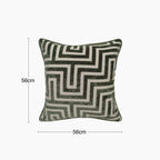Connelly Large Square Velvet Cushion | Sage Green