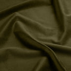 Kira Accent Chair | Moss Green Sustainable Mohair Velvet & Walnut