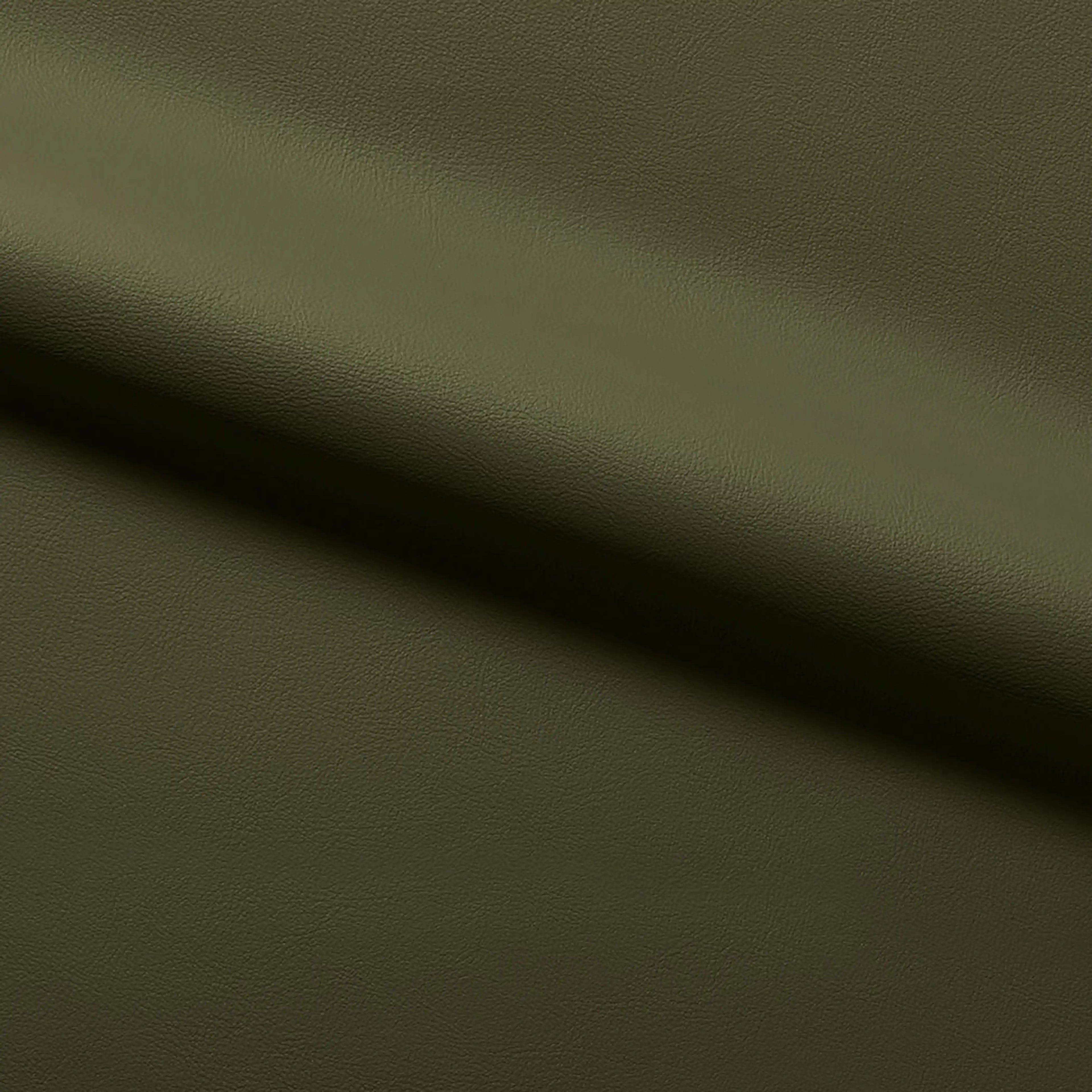 Blaire Office Chair | Olive Green Faux Leather & Black