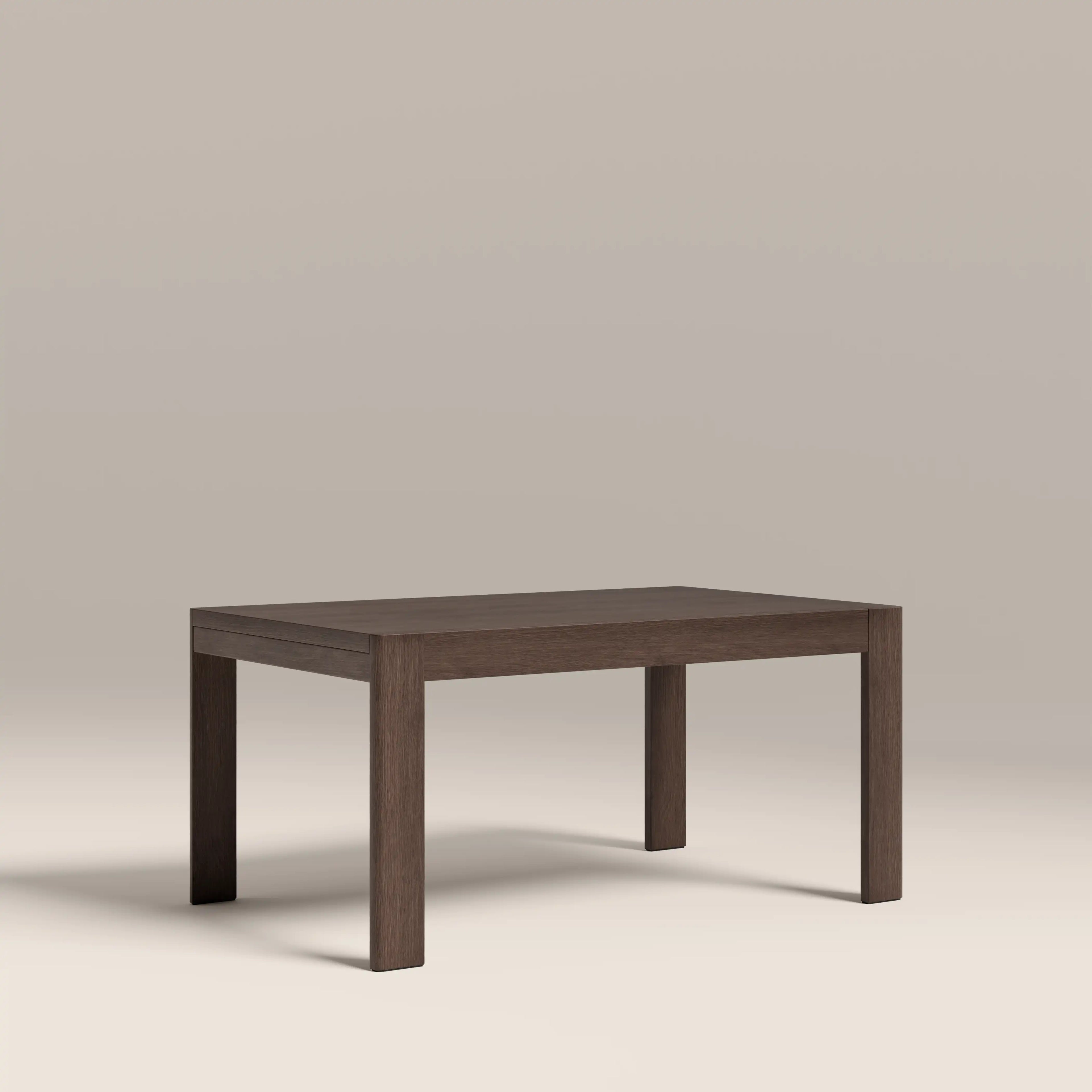 Ceva 6-10 Seat Rectangle Wooden Extendable Dining Table | Smoked Walnut