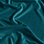 Kenton Carver Dining Chair | Teal Sustainable Velvet & Black