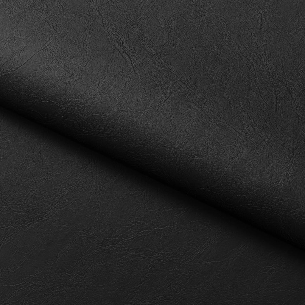 Mason Office Chair | Vintage Black Faux Leather & Black