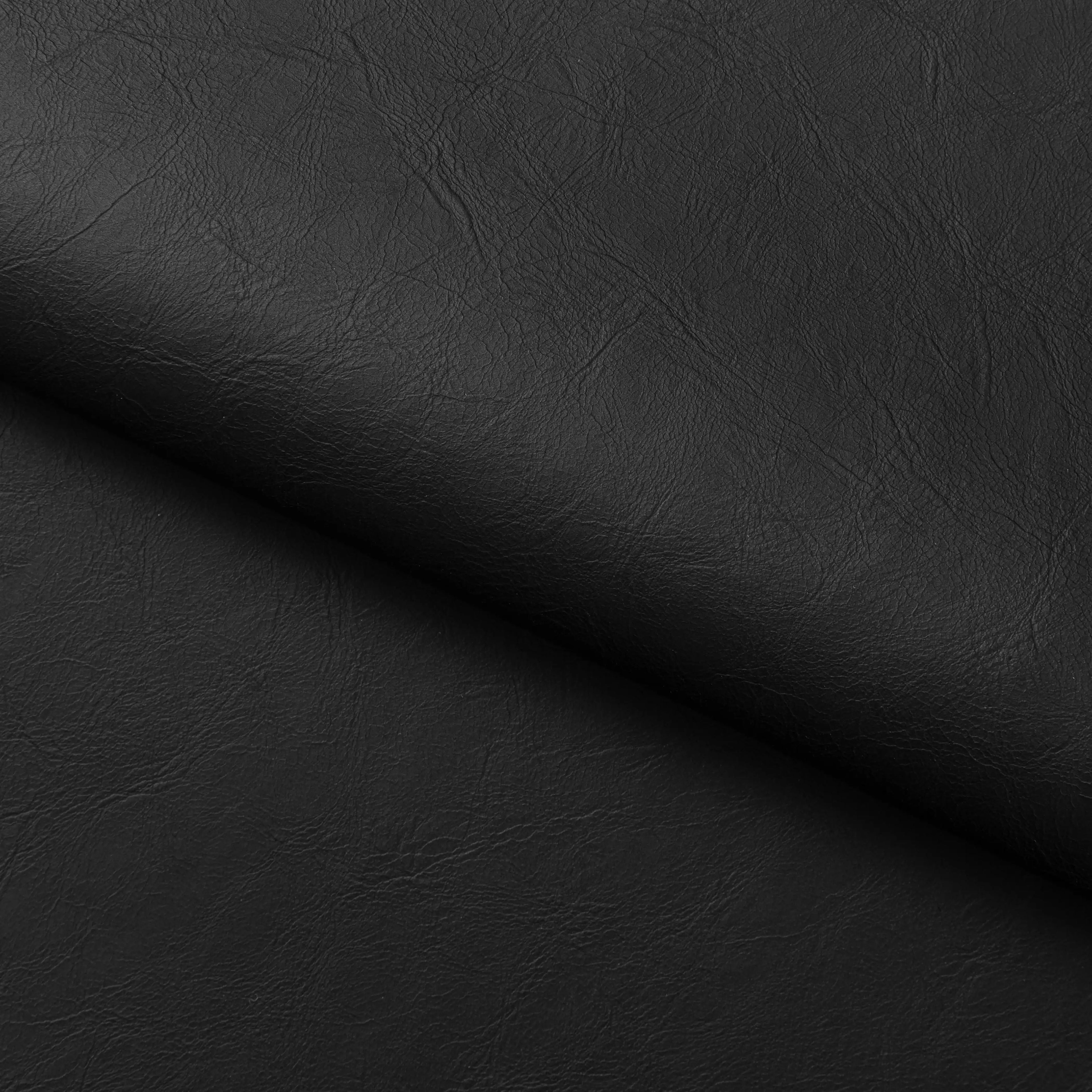 Mason Office Chair | Vintage Black Faux Leather & Black