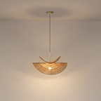 Javon Pendant Light | Natural Rattan