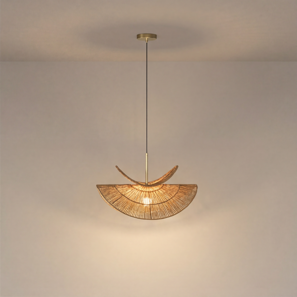 Javon Pendant Light | Natural Rattan